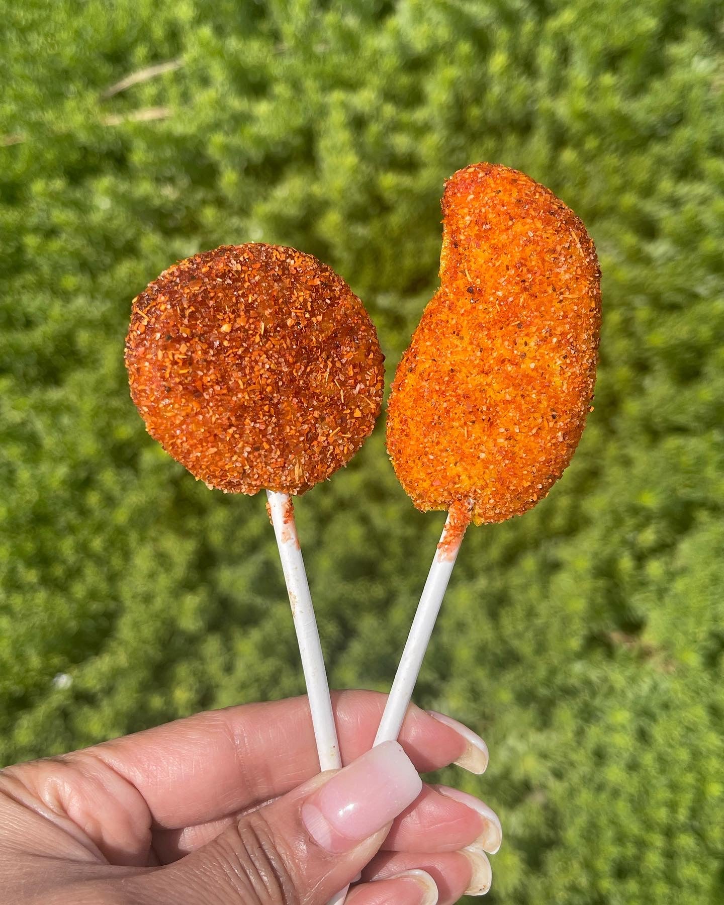 Lollipops with chile